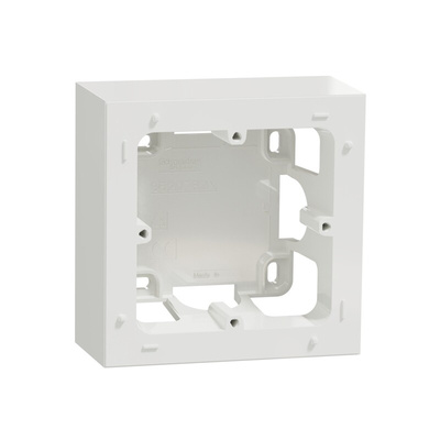 Odace White Gloss Thermoplastic Junction Box, Surface Mount Mount, 1 Gangs, 213 x 60mm