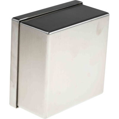 RS PRO 316 Stainless Steel Satin Adaptable Enclosure Box, 104mm x 104mm x 50mm