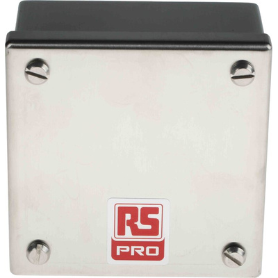 RS PRO 316 Stainless Steel Satin Adaptable Enclosure Box, 104mm x 104mm x 50mm