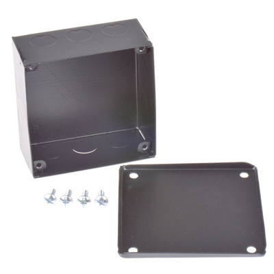 RS PRO Steel Adaptable Box, 100mm x 100mm x 50mm