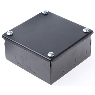 RS PRO Steel Adaptable Box, 100mm x 100mm x 50mm