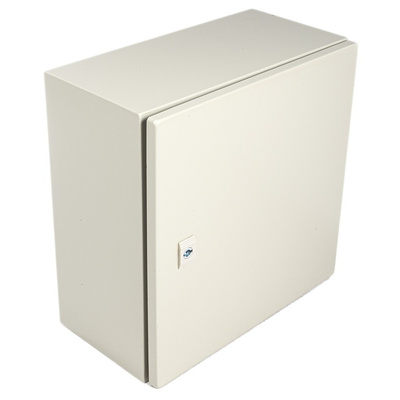 RS PRO Steel Wall Box, IP66, 400 mm x 400 mm x 210mm