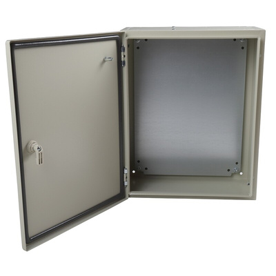 RS PRO Steel Wall Box, IP66, 500 mm x 400 mm x 200mm