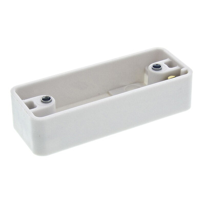 MK Electric PVC Back Box, 1 Gangs, 87 x 33 x 16mm