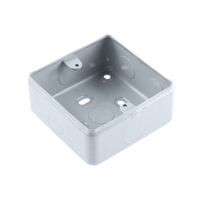 MK Electric White Back Box, 1 Gangs, 20 x 5mm