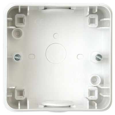 Kopp White Plastic Back Box, IP44