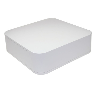 Takachi Electric Industrial PF Series White ABS Desktop Enclosure, 150 x 150 x 45mm