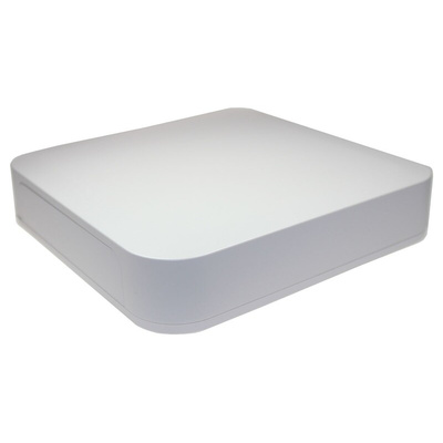 Takachi Electric Industrial PF Series White ABS Desktop Enclosure, 200 x 200 x 40mm