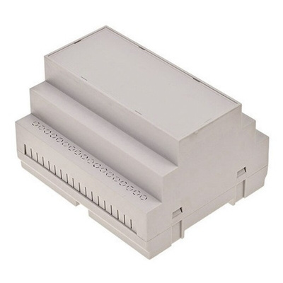 RS PRO DIN Rail Enclosure Enclosure Type, 105.0 x 90.0 x 65.3mm, ABS DIN Rail Enclosure