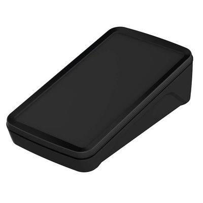 Bopla BoPad Series Black ABS Desktop Enclosure, Sloped Front, 165 x 90 x 47.5mm