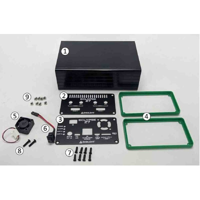 Digilent Enclosure for Eclypse Z7, Black, Green