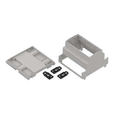 RS PRO Modular Enclosure Enclosure Type, 89.4 x 89.9 x 65.2mm, ABS DIN Rail Enclosure