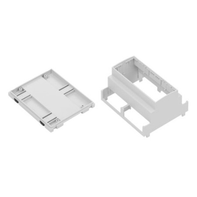 RS PRO Modular Enclosure Enclosure Type, 107 x 90 x 65.2mm, ABS DIN Rail Enclosure