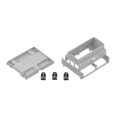 RS PRO Modular Enclosure Enclosure Type, 107 x 90 x 65.2mm, ABS DIN Rail Enclosure