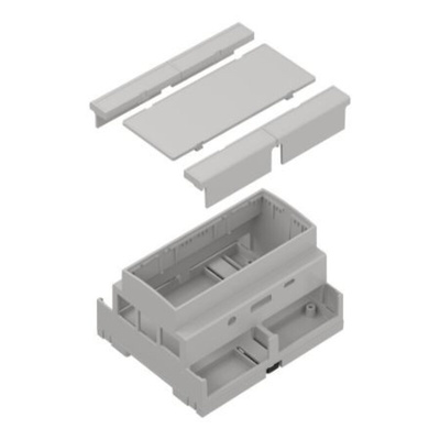 RS PRO Modular Enclosure Enclosure Type, 107 x 90 x 65.2mm, ABS DIN Rail Enclosure