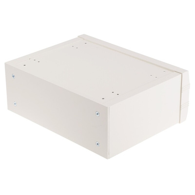 METCASE Mettec Series White Aluminium Desktop Enclosure, 230 x 180 x 85mm