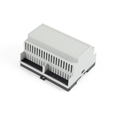 Hammond DIN Rail Enclosure Enclosure Type 1597 Series , 90 x 105 x 58mm, Polycarbonate DIN Rail Enclosure