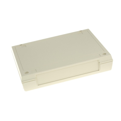 Pactec KEU Series White ABS Desktop Enclosure, Sloped Front, 203.2 x 254.01 x 50.17mm