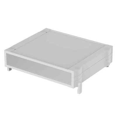 Bopla Light Grey ABS Desktop Enclosure, 307.35 x?256.9 x?65.2mm