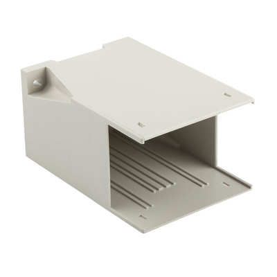 RS PRO DIN Rail Enclosure Enclosure Type, 75 x 55 x 110mm, Polycarbonate DIN Rail Enclosure