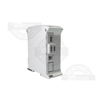 Italtronic Solid Top Enclosure Type, ABS, Polycarbonate DIN Rail Enclosure Kit
