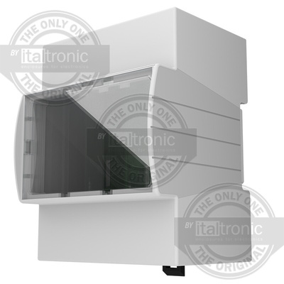 Italtronic Solid Top Enclosure Type, ABS, Polycarbonate DIN Rail Enclosure Kit