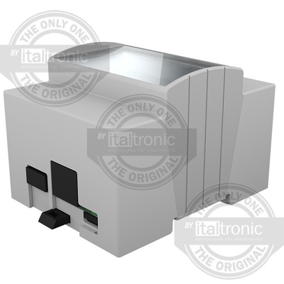 Italtronic Solid Top Enclosure Type, ABS, Polycarbonate DIN Rail Enclosure Kit
