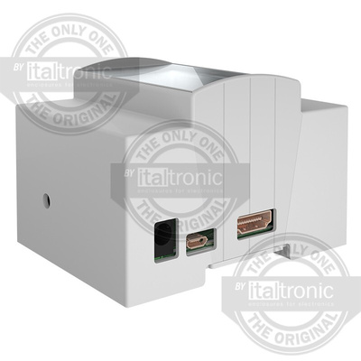 Italtronic Solid Top Enclosure Type, ABS, Polycarbonate DIN Rail Enclosure Kit