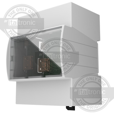 Italtronic Solid Top Enclosure Type, ABS, Polycarbonate DIN Rail Enclosure Kit