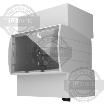 Italtronic Solid Top Enclosure Type, ABS, Polycarbonate DIN Rail Enclosure Kit