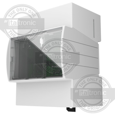 Italtronic Solid Top Enclosure Type, ABS, Polycarbonate DIN Rail Enclosure Kit