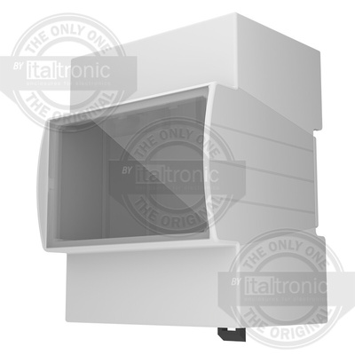 Italtronic Solid Top Enclosure Type, ABS, Polycarbonate DIN Rail Enclosure Kit