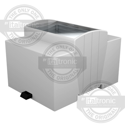 Italtronic Solid Top Enclosure Type, ABS, Polycarbonate DIN Rail Enclosure Kit