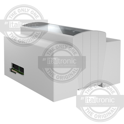 Italtronic Solid Top Enclosure Type, ABS, Polycarbonate DIN Rail Enclosure Kit