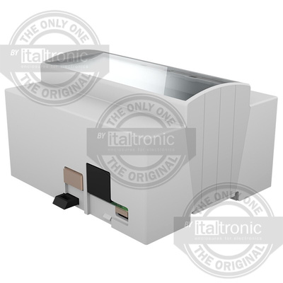 Italtronic Solid Top Enclosure Type, ABS, Polycarbonate DIN Rail Enclosure Kit