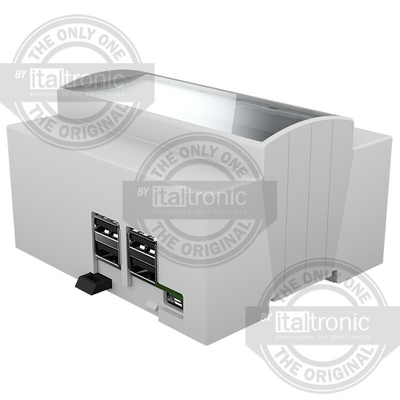 Italtronic Solid Top Enclosure Type, ABS, Polycarbonate DIN Rail Enclosure Kit