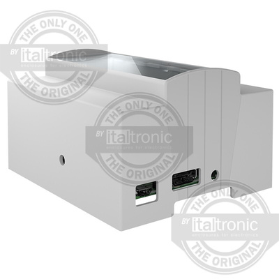 Italtronic Solid Top Enclosure Type, ABS, Polycarbonate DIN Rail Enclosure Kit