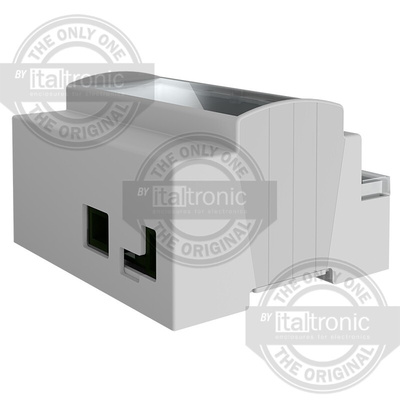 Italtronic Solid Top Enclosure Type, ABS, Polycarbonate DIN Rail Enclosure Kit