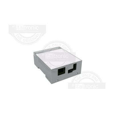 Italtronic Solid Top Enclosure Type, ABS, Polycarbonate DIN Rail Enclosure Kit