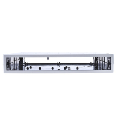 Rose Wavetronic Series Silver Aluminium Desktop Enclosure, 268 x 324 x 55mm