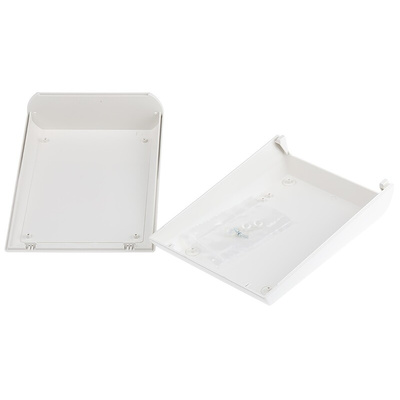 OKW Comtec Series White ABS Desktop Enclosure, Sloped Front, 200 x 150 x 71.5mm