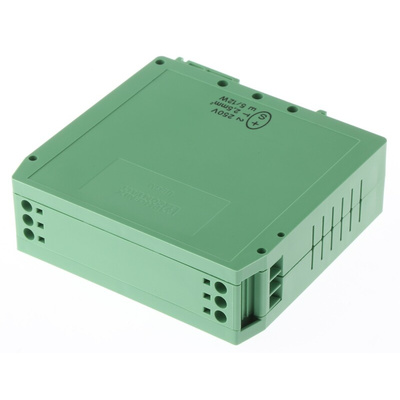 Phoenix Contact Electronic Housing Enclosure Type UEGM Series , 79 x 25 x 85.5mm, Polyamide DIN Rail Enclosure