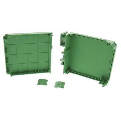 CAMDENBOSS Vertical Enclosure Type CVB Series , 22.5 x 82 x 90mm, Polycarbonate DIN Rail Enclosure