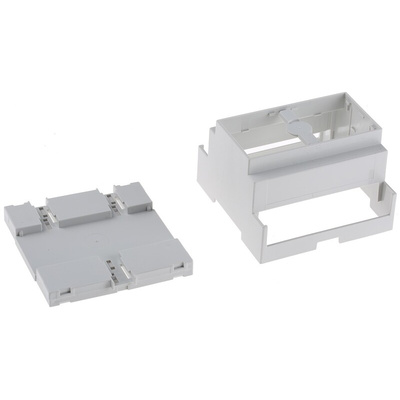 CAMDENBOSS Modular Enclosure Enclosure Type CNMB Series , 88 x 58 x 90mm, Polycarbonate DIN Rail Enclosure