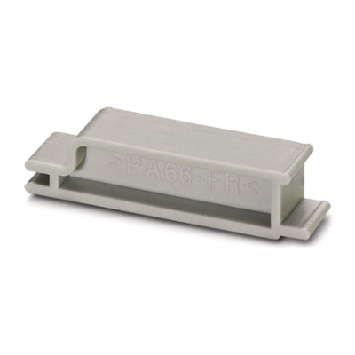 Phoenix Contact DIN Rail Enclosure Enclosure Type ME MAX TBUS BS KMGY Series , 6.6 x 5.8 x 30mm, Polyamide Electronic