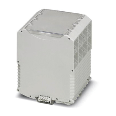 Phoenix Contact DIN Rail Enclosure Enclosure Type ME MAX 90 G 2-2 KMGY Series , 99 x 90 x 114.5mm, Polyamide Electronic