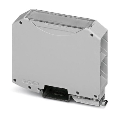 Phoenix Contact DIN Rail Enclosure Enclosure Type ME MAX 22.5 SF G 2-2 KMGY VPE1 Series , 22.5 x 70.4mm, Polyamide