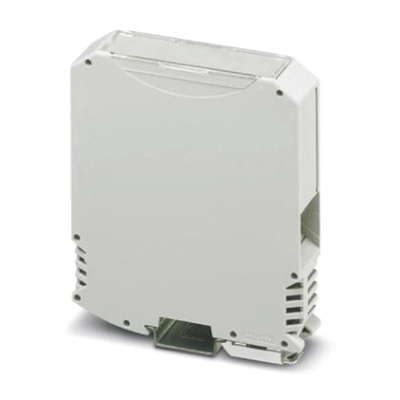Phoenix Contact DIN Rail Enclosure Enclosure Type ME MAX 22.5 3-U1 KMGY VPE1 Series , 99 x 22.5 x 114.5mm, Polyamide