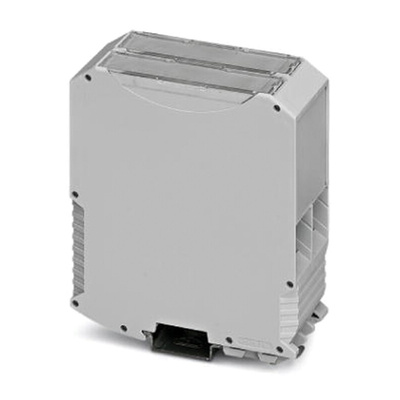 Phoenix Contact DIN Rail Enclosure Enclosure Type ME MAX 45 G U-U1KMGY Series , 99 x 45 x 114.5mm, Polyamide Electronic
