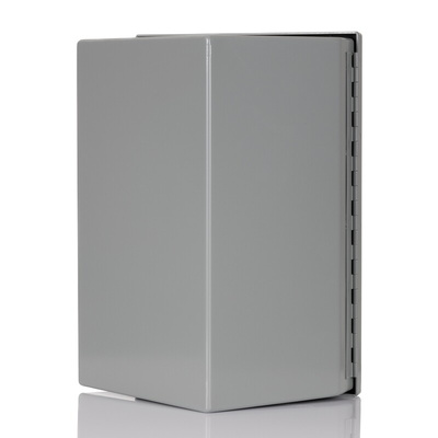 Hammond 1488 Series Grey Steel Desktop Enclosure, Sloped Front, 203 x 305 x 182mm